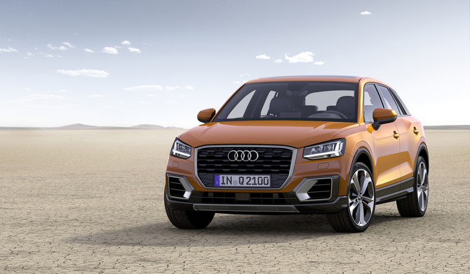 A gama do Q2 será constituída por três motores TFSI e três TDI, com cilindradas entre 1.0 e 2.0 litros A gama do Q2 será constituída por três motores TFSI e três TDI, com cilindradas entre 1.0 e 2.0 litros