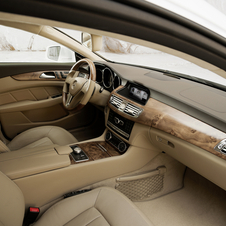 Detalhe do interior do CLS Shooting Brake Detalhe do interior do CLS Shooting Brake