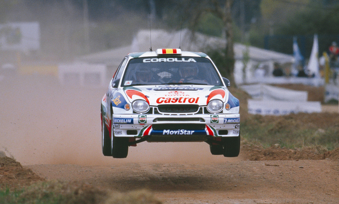 The WRC Corolla competed in 1997, 1998 and 1999 The WRC Corolla competed in 1997, 1998 and 1999