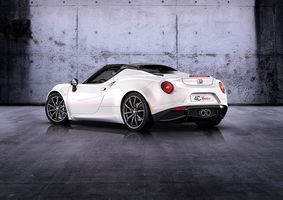 The 4C Spider is powered by the same engine as the 4C Coupé