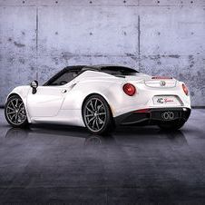 The 4C Spider is powered by the same engine as the 4C Coupé