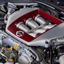 It uses the latest version of the GT-R engine with 550ps It uses the latest version of the GT-R engine with 550ps