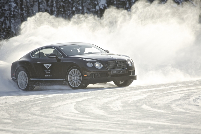 The Power on Ice program is meant to teach drivers how to drive on ice and snow better The Power on Ice program is meant to teach drivers how to drive on ice and snow better