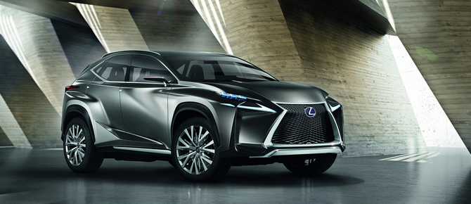 Lexus wins for the weirdest looking concept with the LF-NX Lexus wins for the weirdest looking concept with the LF-NX