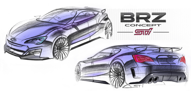 Subaru BRZ STI Concept Finally Shown to Public Subaru BRZ STI Concept Finally Shown to Public