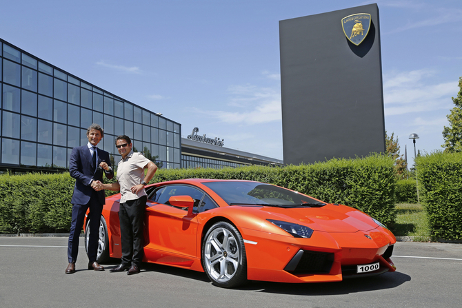 The 1000th car was Argos Orange and sold to a buyer in Germany The 1000th car was Argos Orange and sold to a buyer in Germany