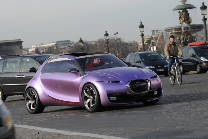 The Revolte is meant to look like a modernized 2CV The Revolte is meant to look like a modernized 2CV