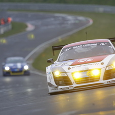 The #26 Mamerow Racing Audi R8 LMS is driven by Christian Mamerow, Christian Abt, Michael Ammermuller and Armin Hahne