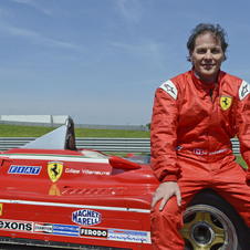 The car was the same chassis in which Gilles won three races in 1979