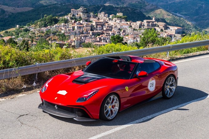 One of the strong design inspirations of the F12 TRS came from the 1957 250 Testa Rossa One of the strong design inspirations of the F12 TRS came from the 1957 250 Testa Rossa