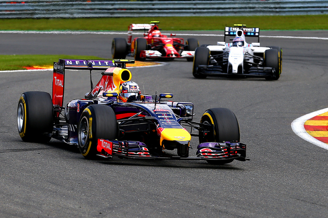 Ricciardo ended the race with 3.3 seconds of advantage over Rosberg Ricciardo ended the race with 3.3 seconds of advantage over Rosberg