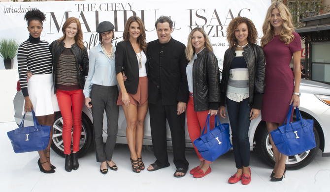 Mizrahi teamed with Chevrolet to create the collection inspired by the new Malibu Mizrahi teamed with Chevrolet to create the collection inspired by the new Malibu