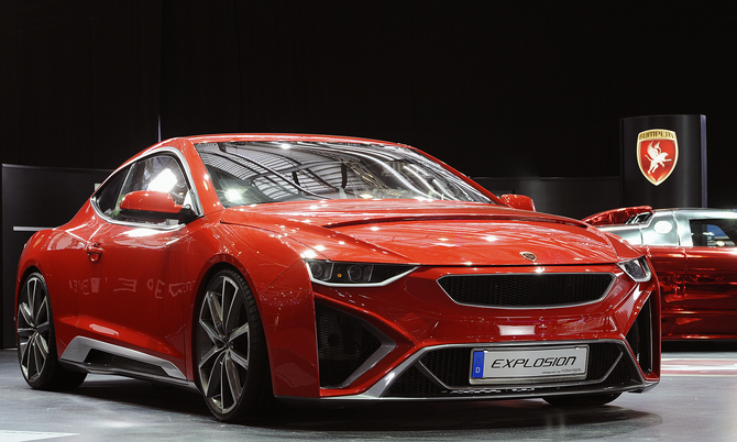 The Explosion is powered by a four-cylinder 1984cc engine, with 420hp and 520Nm The Explosion is powered by a four-cylinder 1984cc engine, with 420hp and 520Nm