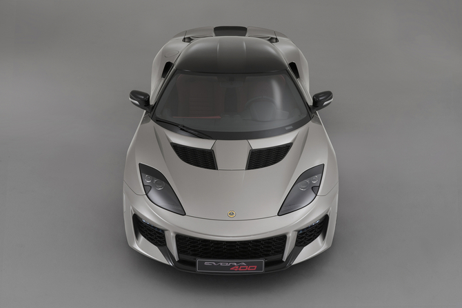 The name of the new version of the Evora comes from the 400hp output of the 3.5-liter V6 engine The name of the new version of the Evora comes from the 400hp output of the 3.5-liter V6 engine