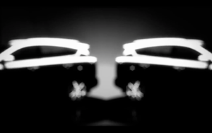 The video shows some blurry views of the car