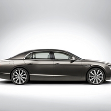 O design do novo Flying Spur pretende criar um carro com uma presença mais agressiva e um perfil mais dinâmico