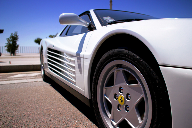Sonny Crockett called, he wants his wheels back. Sonny Crockett called, he wants his wheels back.