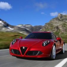 The 4C gets its speed from a small turbocharged engine and low weight