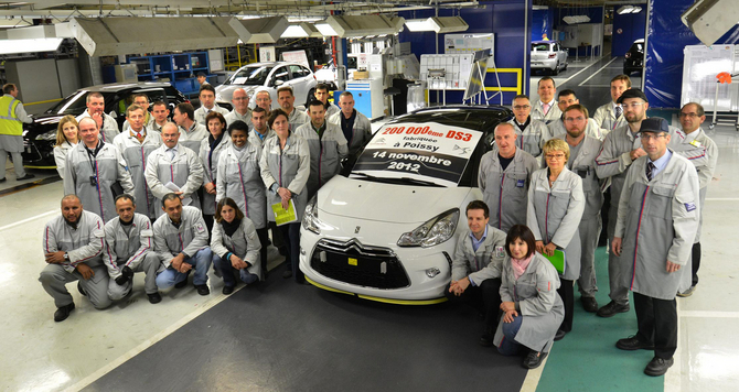 200.000. Citroën DS3 produziert 200.000. Citroën DS3 produziert