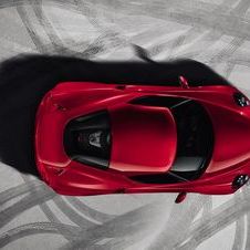 The car is powered by a mid-mounted 1750cc turbocharged four-cylinder