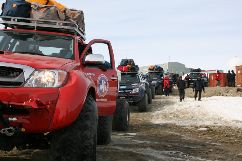 Toyota Hilux reaches the South Pole