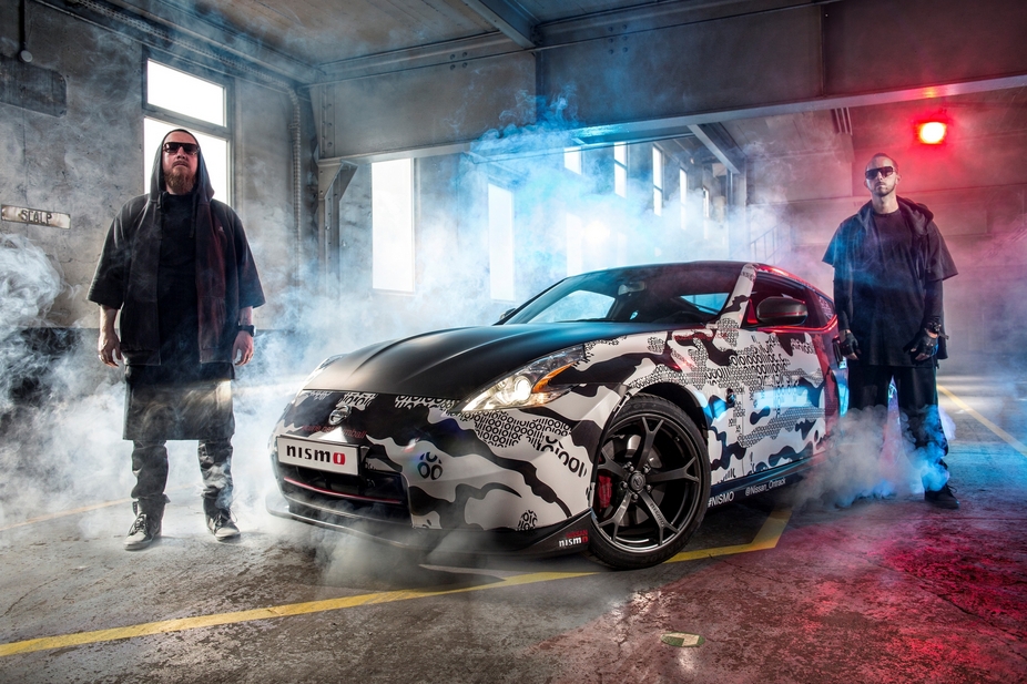 Intersection designed the livery for the car, and two magazine contributors will drive it