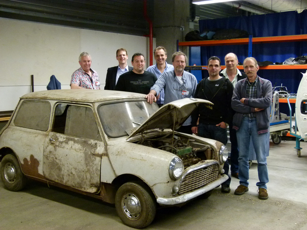 The car was found in a barn in the Netherlands The car was found in a barn in the Netherlands