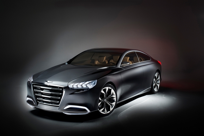 Hyundai Lets Stylists Go Wild on HCD-14 Genesis Concept Hyundai Lets Stylists Go Wild on HCD-14 Genesis Concept
