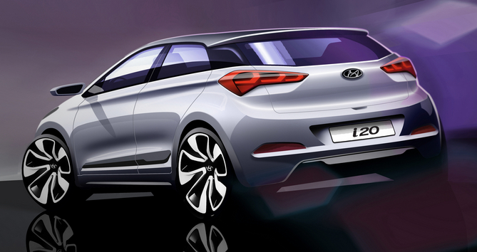 Der neue Hyundai i20 steht vor seiner Weltpremiere Der neue Hyundai i20 steht vor seiner Weltpremiere