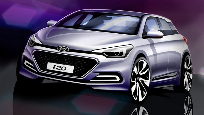 Der neue Hyundai i20 steht vor seiner Weltpremiere Der neue Hyundai i20 steht vor seiner Weltpremiere