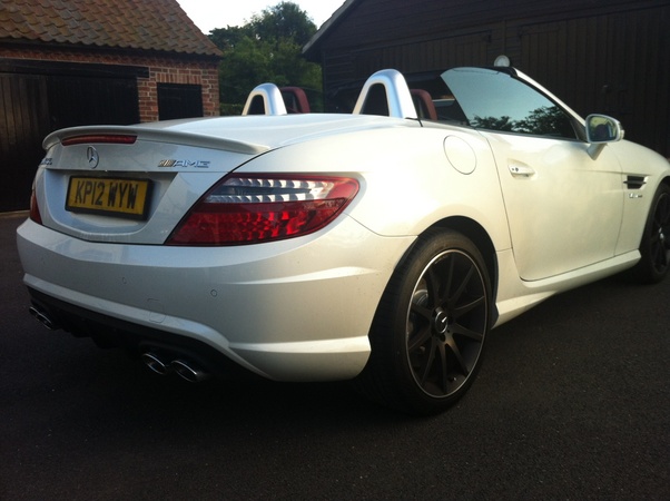 Why the Mercedes SLK55 is confused Why the Mercedes SLK55 is confused