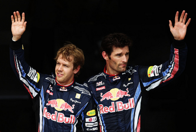 Apesar de não serem os melhores amigos, Webber e Vettel trabalham bem juntos Apesar de não serem os melhores amigos, Webber e Vettel trabalham bem juntos