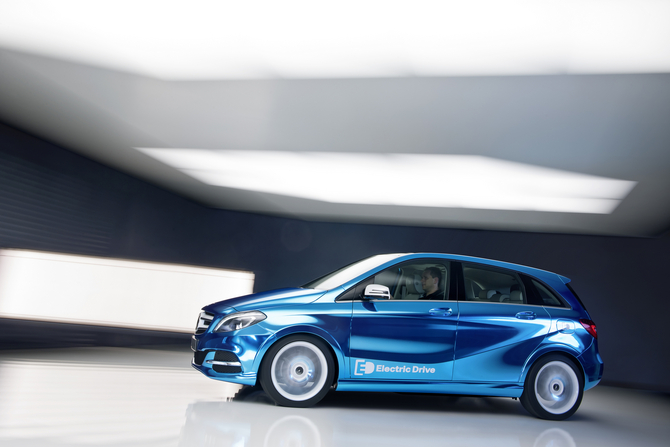 The production version of the electric B-Class is planned for 2014 The production version of the electric B-Class is planned for 2014