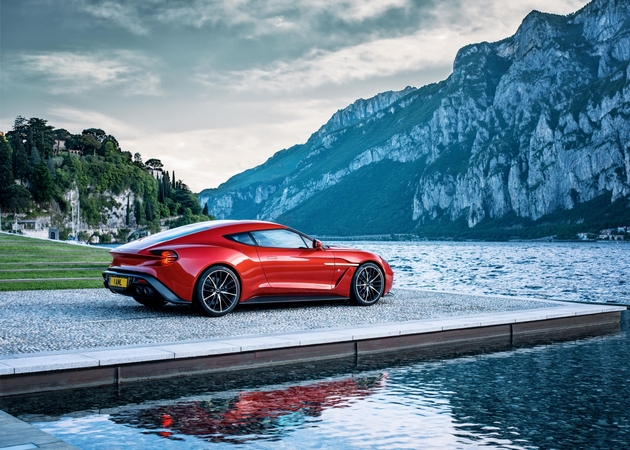 It can take the Vanquish Zagato up to 100km/h in 3.5 seconds It can take the Vanquish Zagato up to 100km/h in 3.5 seconds