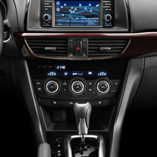 Mazda has worked to make the interior better, but the nav screen is small at 5in. 