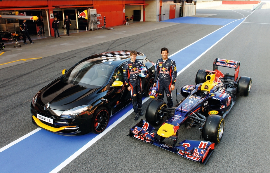 Renault is using its relationship with Red Bull sell the Megane R.S with extra equipment