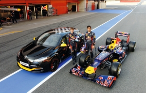 Renault is using its relationship with Red Bull sell the Megane R.S with extra equipment