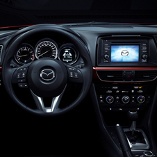 There is a new multifunction display in the center of the instruments as well 