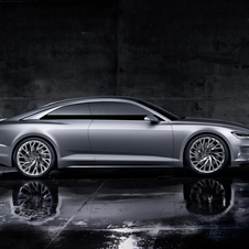 O Prologue está equipado com o motor twin-turbo V8 de 4.0 litros e 605cv e 750Nm de binário