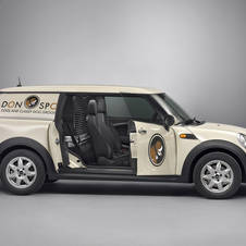 It also keeps the side doors from the Clubman