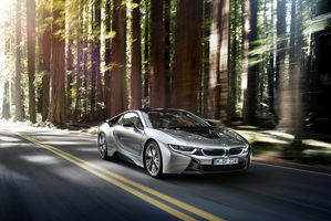 The car combined a turbocharged three-cylinder engine and hybrid motor