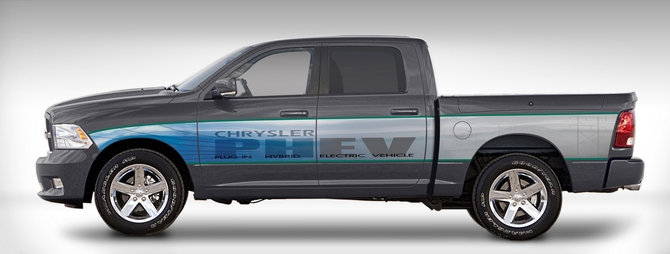 Chrysler Produces Fleet of Experimental Plug-in Electric Ram Pickups Chrysler Produces Fleet of Experimental Plug-in Electric Ram Pickups