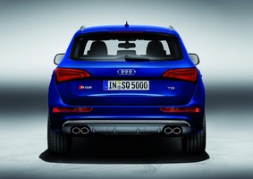 Around back the car has dual exhausts