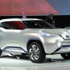 Nissan showed the TeRRA FCEV concept at the Paris Motor Show
