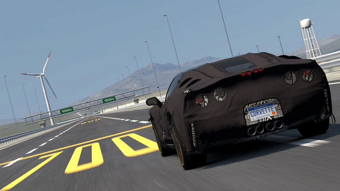 Pouco foi revelado sobre o design do novo Corvette até ao momento Pouco foi revelado sobre o design do novo Corvette até ao momento