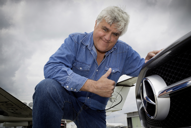 Jay Leno Vists AMG in Affalterbach to Test Drive SLS Convertible with Video Jay Leno Vists AMG in Affalterbach to Test Drive SLS Convertible with Video