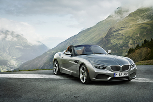 BMW painted the car in liquid metallic paint that shifts color from dark grey to silver