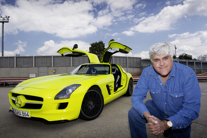 Jay Leno Vists AMG in Affalterbach to Test Drive SLS Convertible with Video Jay Leno Vists AMG in Affalterbach to Test Drive SLS Convertible with Video