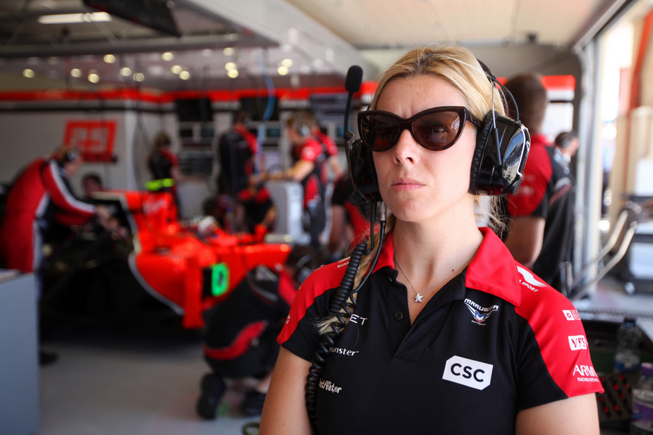 De Villota was still on her installation lap when the crash happened
