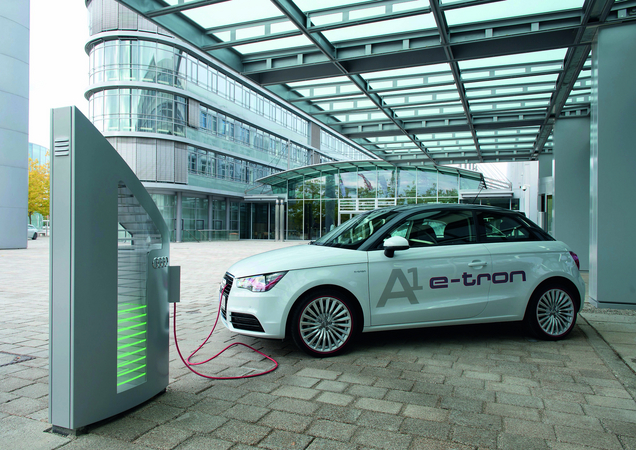 Audi Testing A1 e-tron in Munich Audi Testing A1 e-tron in Munich